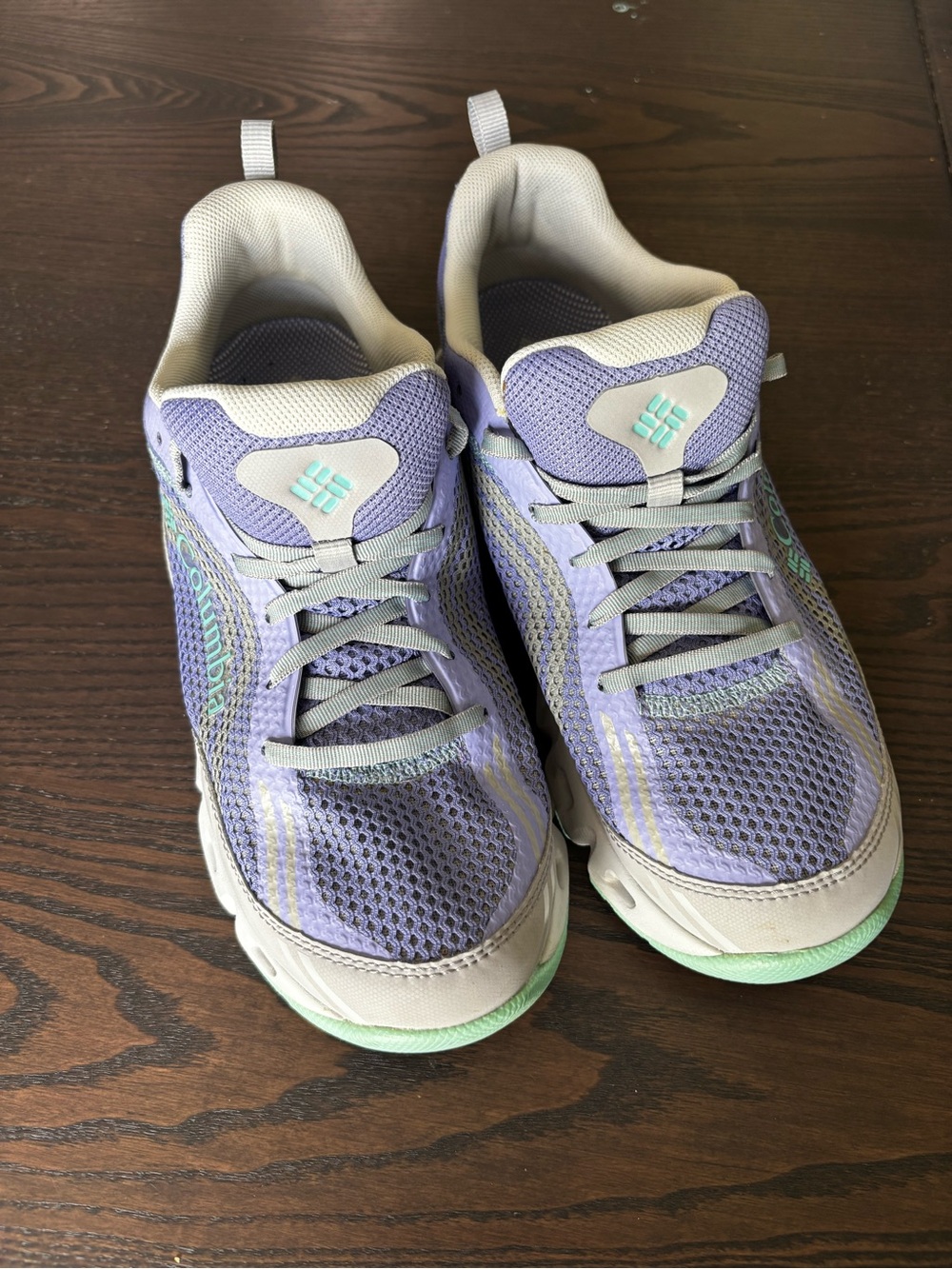 Columbia Lavender and Mint Women's Athletic Walking Sneakers